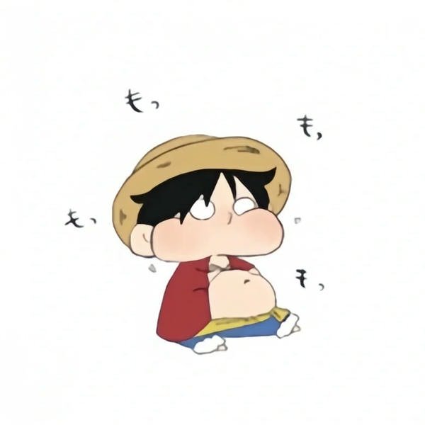 one piece luffy chibi