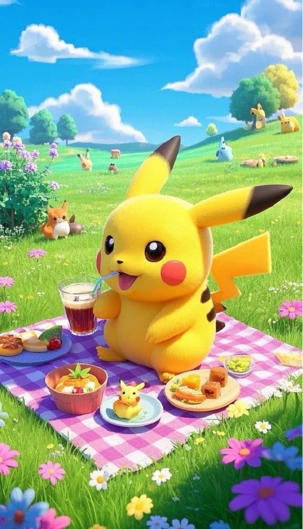 hình ảnh pikachu cute 10