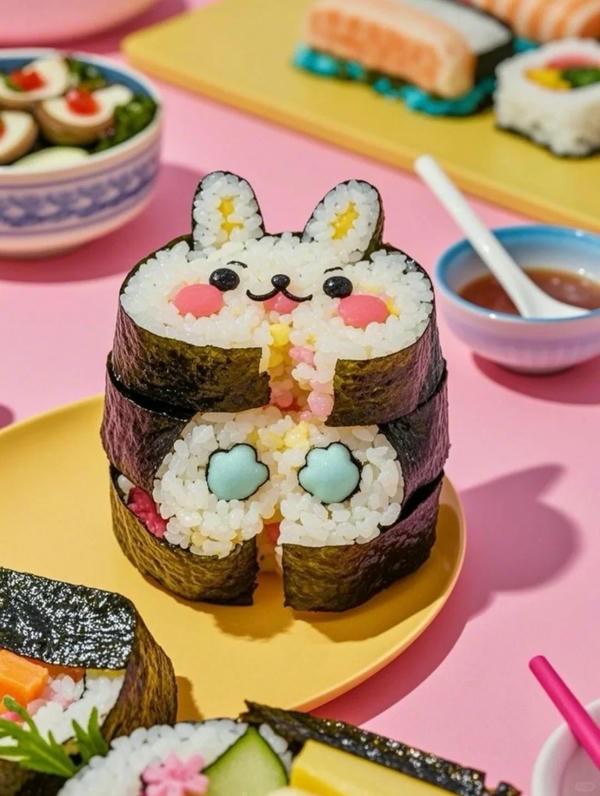 hình ảnh sushi cute 10