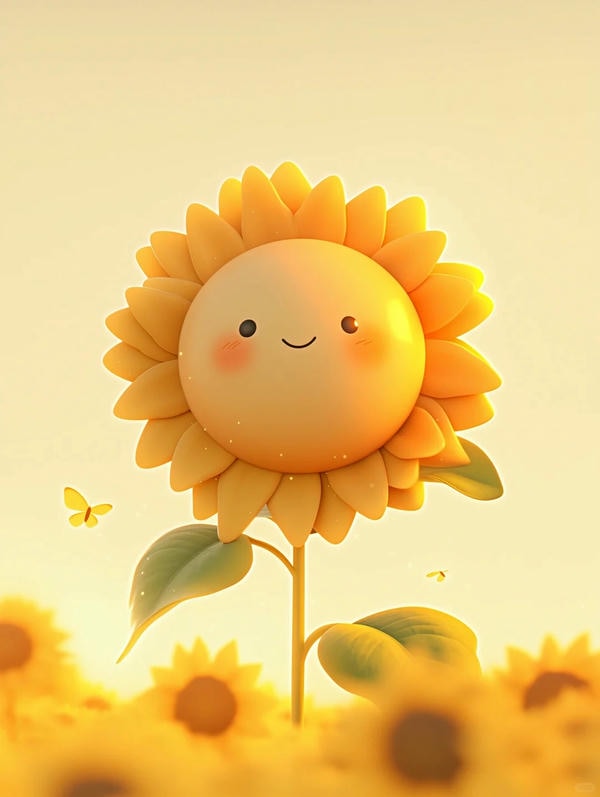 hoa hướng dương cute 26