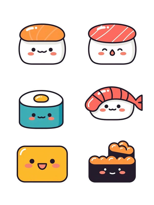 sushi chibi cute 3