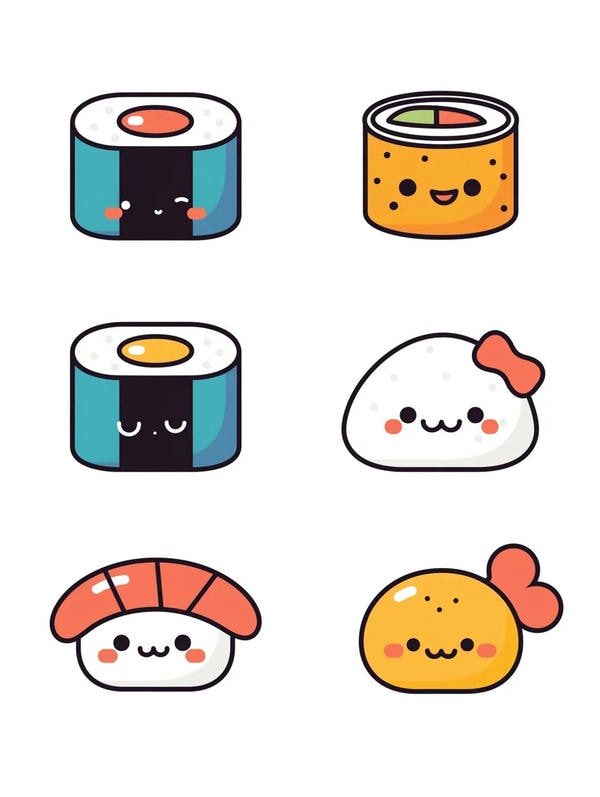 sushi chibi cute 4