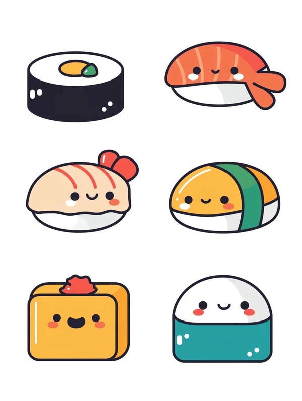 sushi chibi cute 5