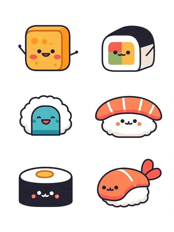 sushi chibi cute 9