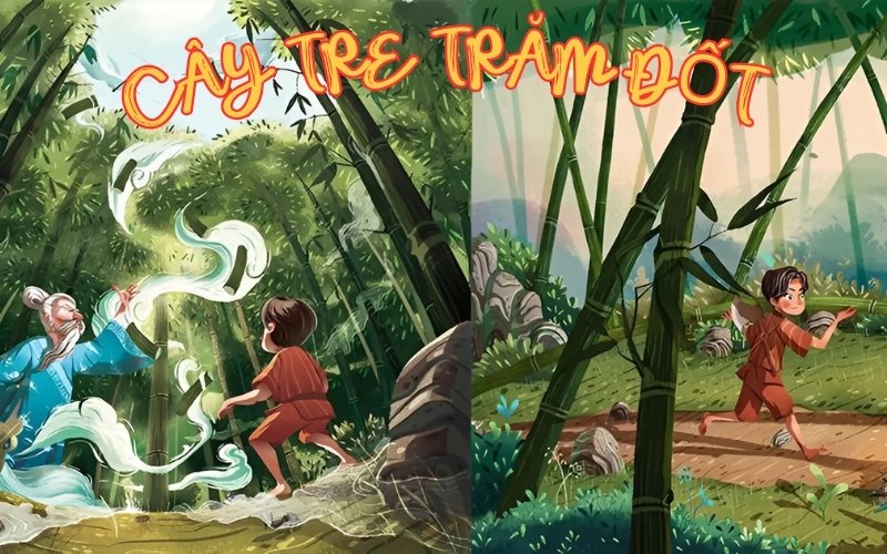 truyện cổ tích cây tre trăm đốt