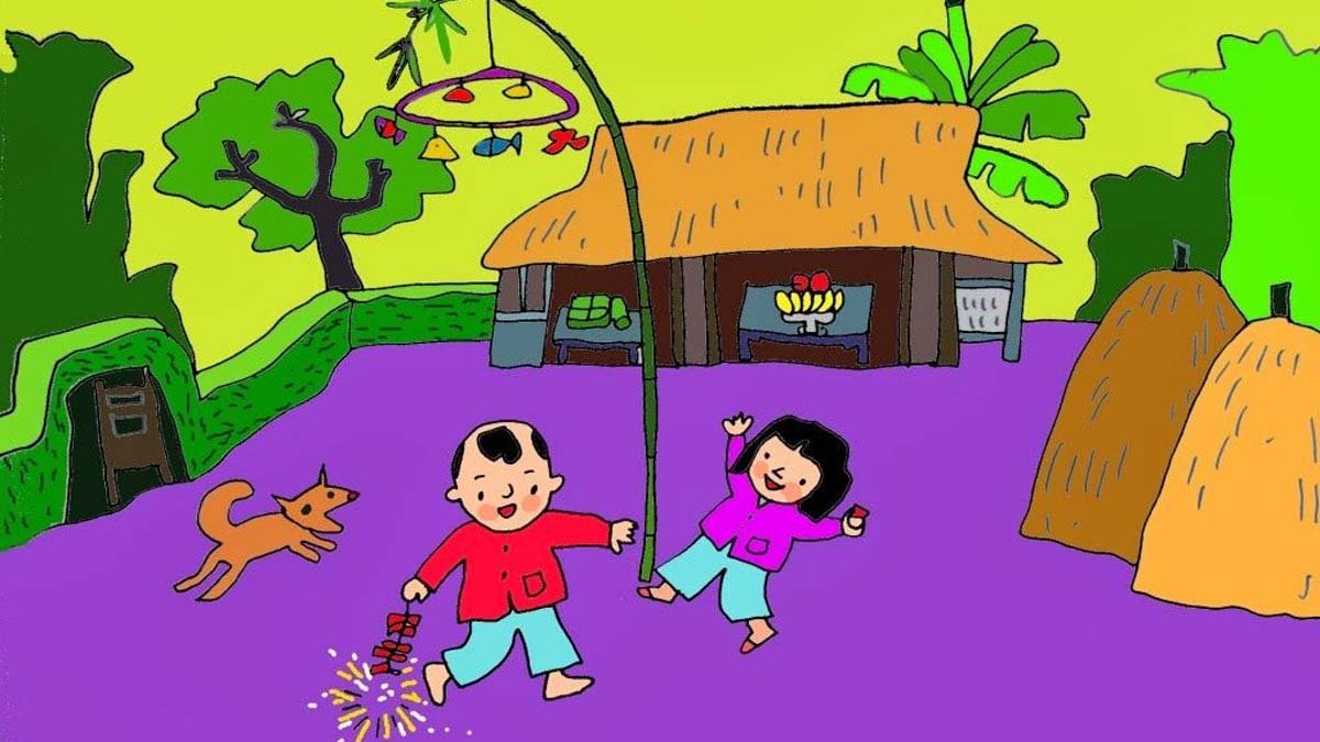 cây nêu ngày tết