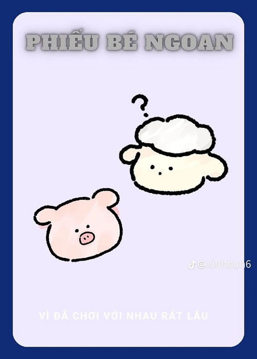 phiếu bé ngoan meme 4