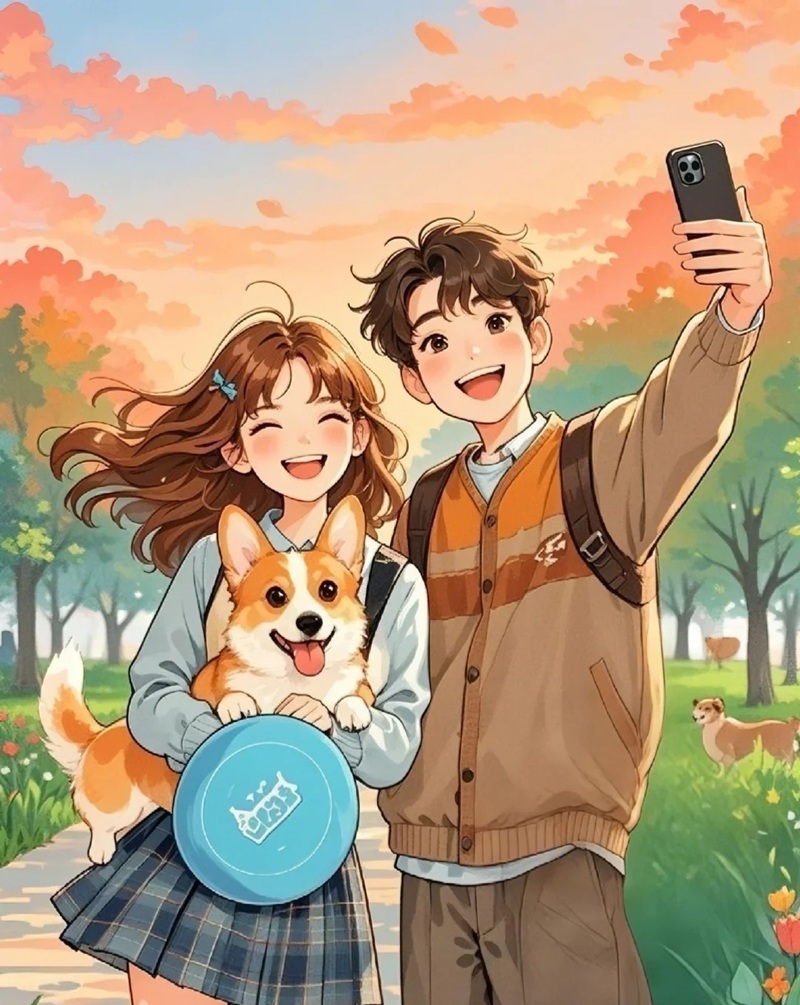 ảnh cặp đôi cute 