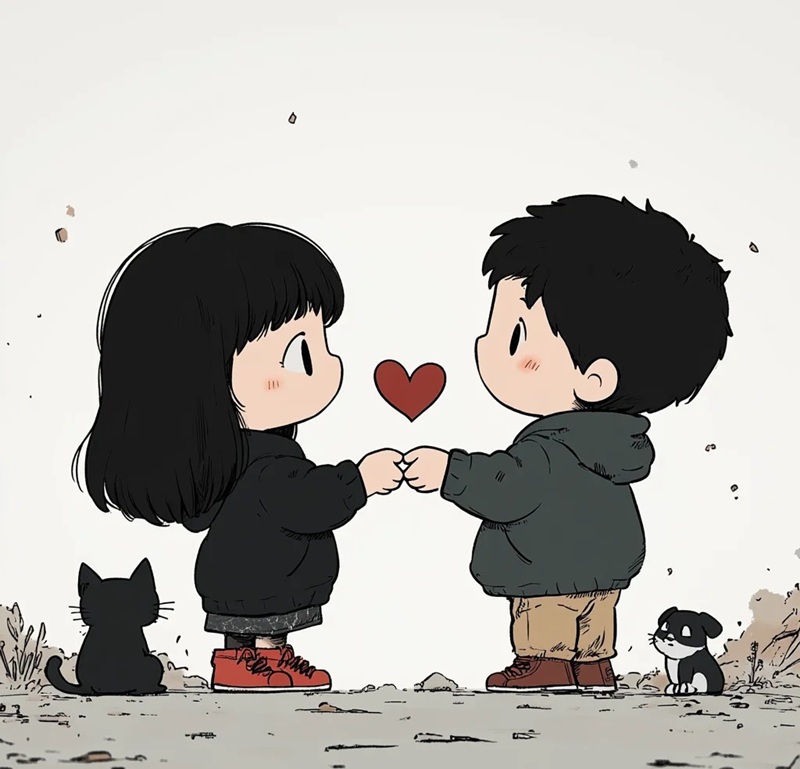 ảnh cặp đôi cute 35