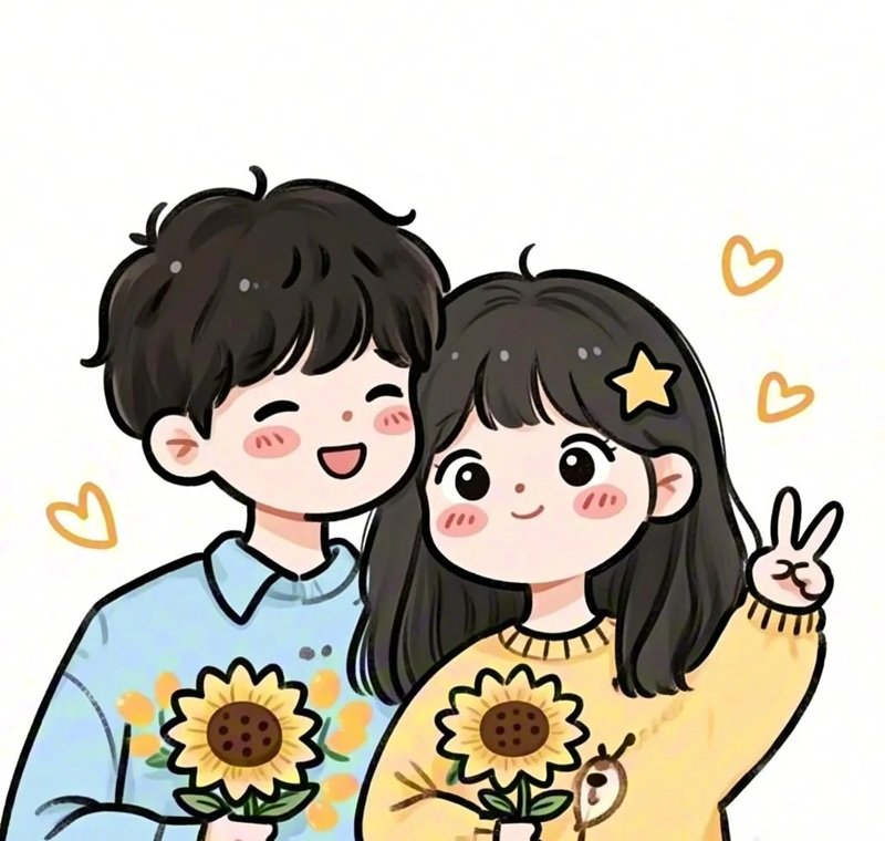 ảnh đôi cute 37