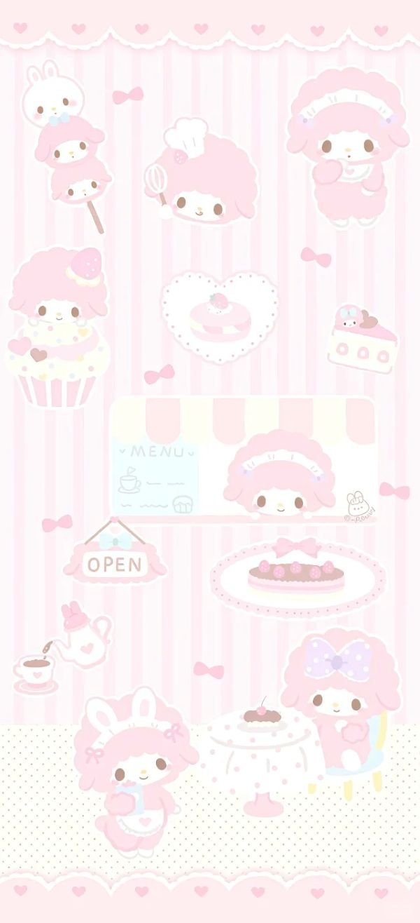 ảnh nền hồng cute 1