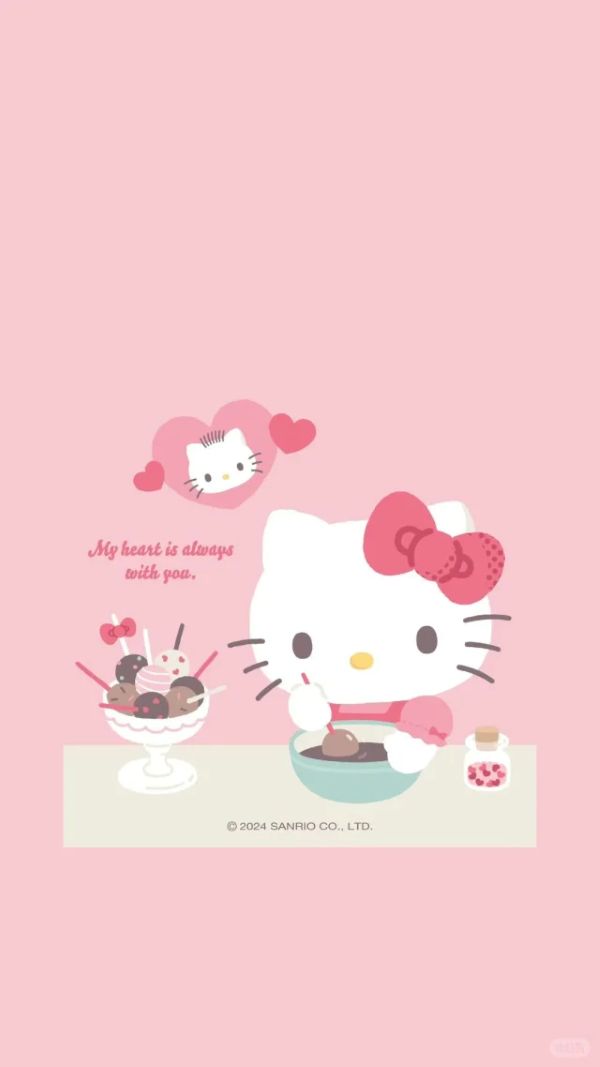 ảnh nền hồng cute 16