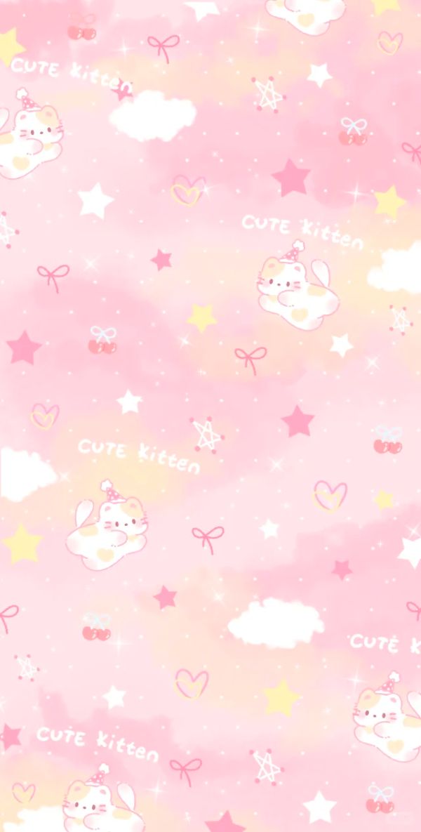 ảnh nền hồng cute 18