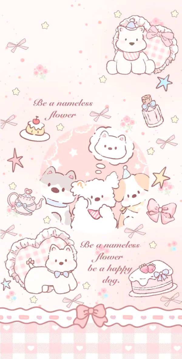 ảnh nền hồng cute 19