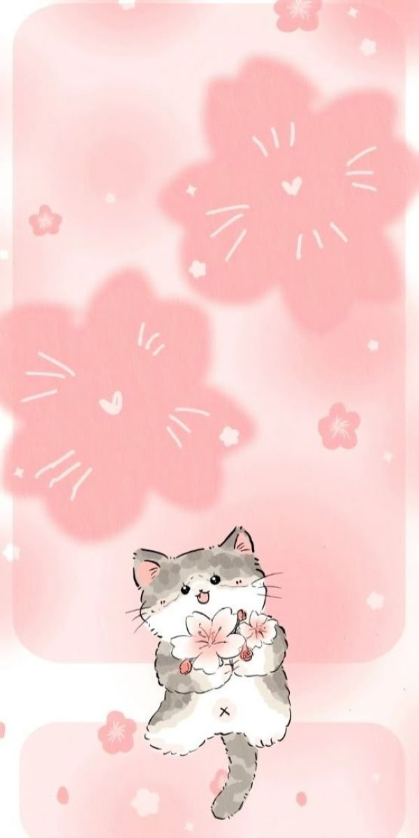 ảnh nền hồng cute 30