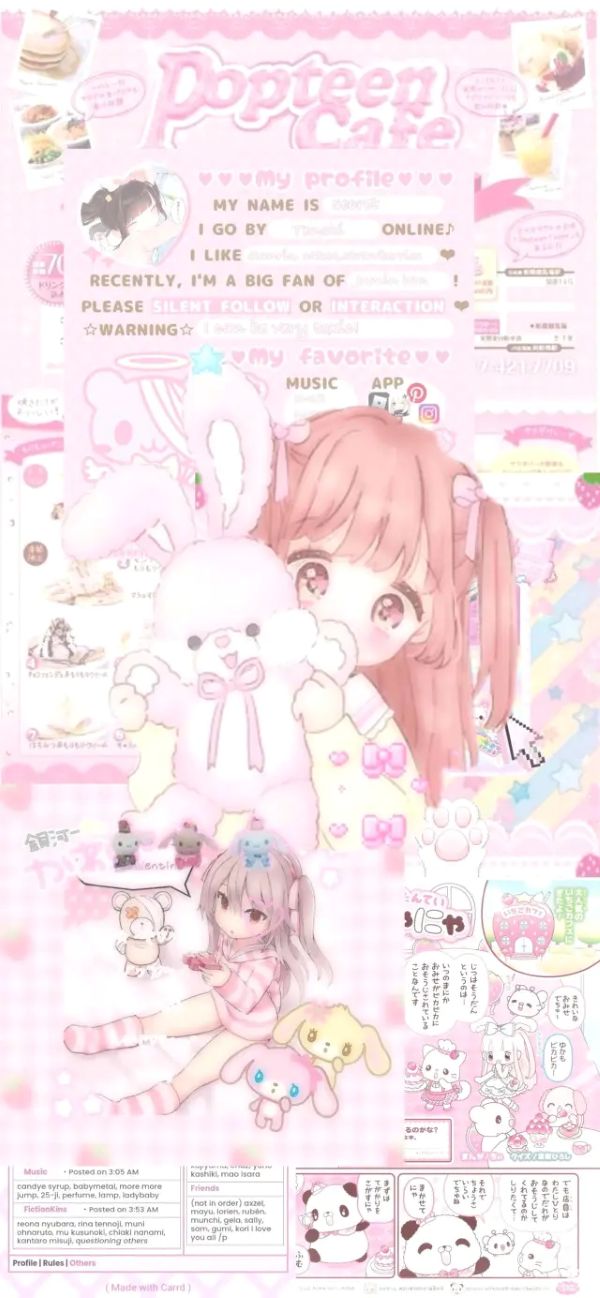 ảnh nền hồng cute 4