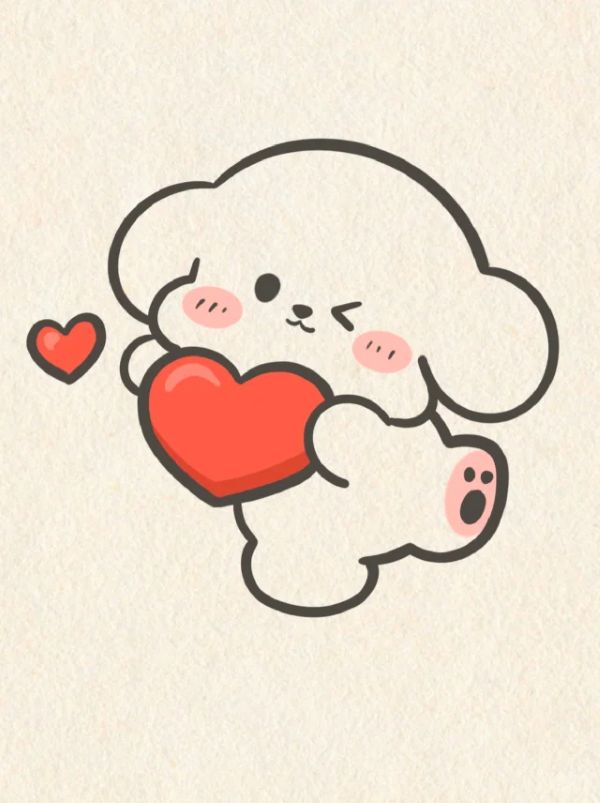 ảnh thả tim cute 10
