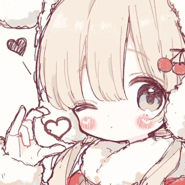 ảnh thả tim cute 12