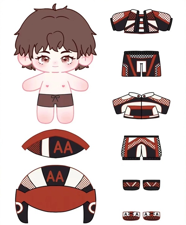 búp be giấy chibi cute 27