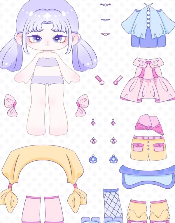 búp be giấy 42 cute 