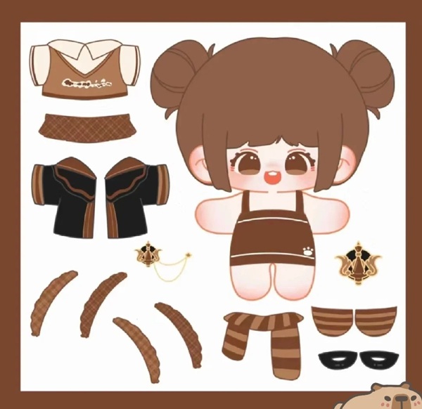 búp be giấy chibi cute 5