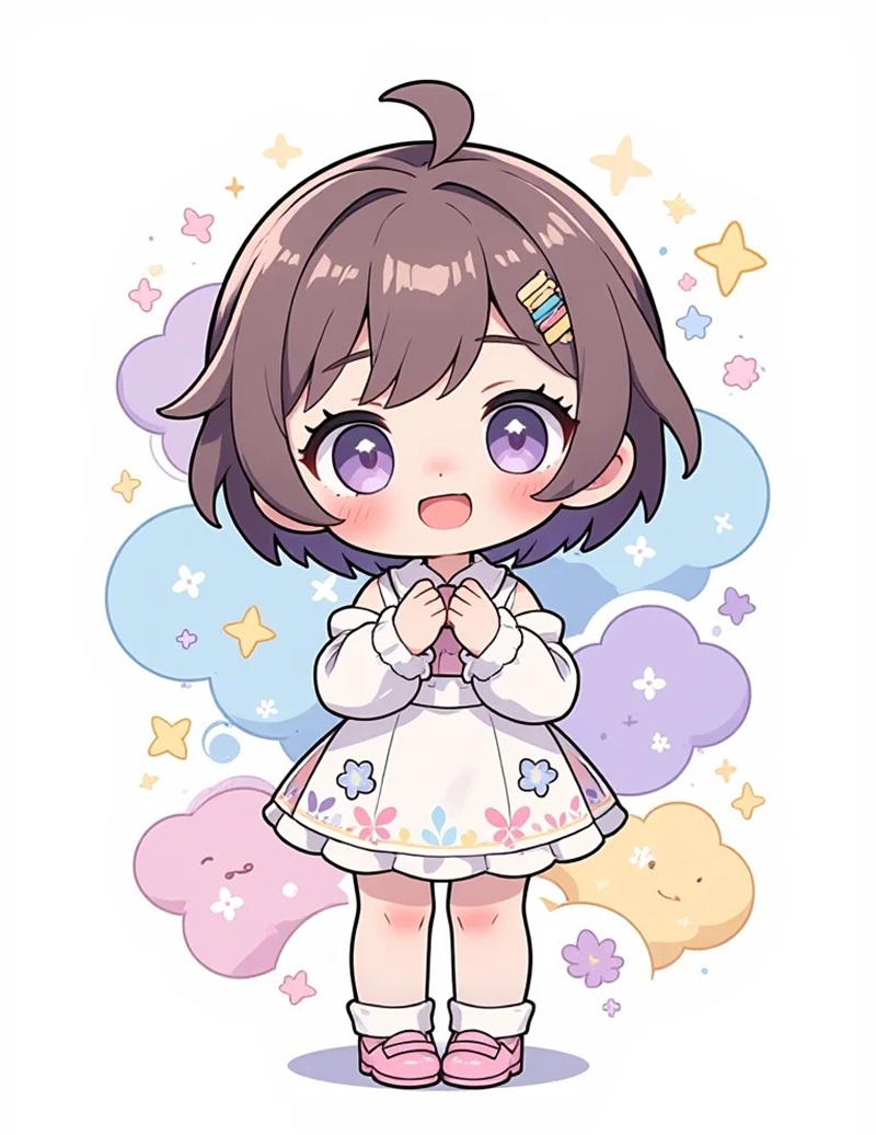 chibi bé gái 5 