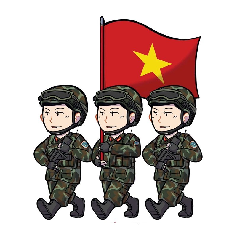 chibi bộ đội việt nam 27