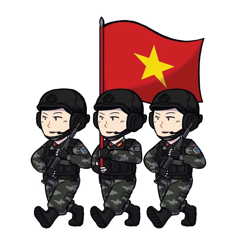 chibi bộ đội việt nam 33