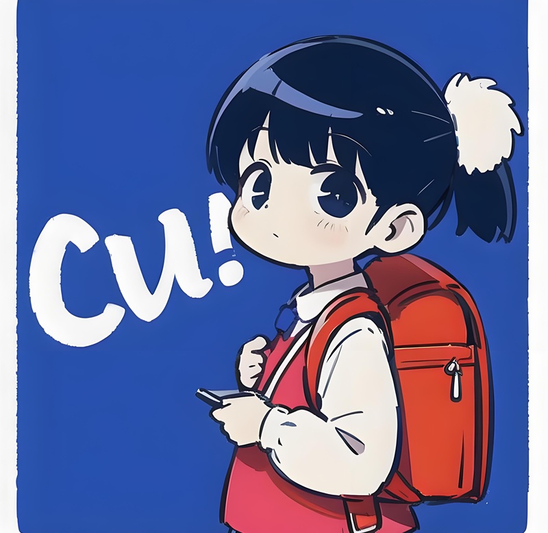 chibi học sinh nữ 