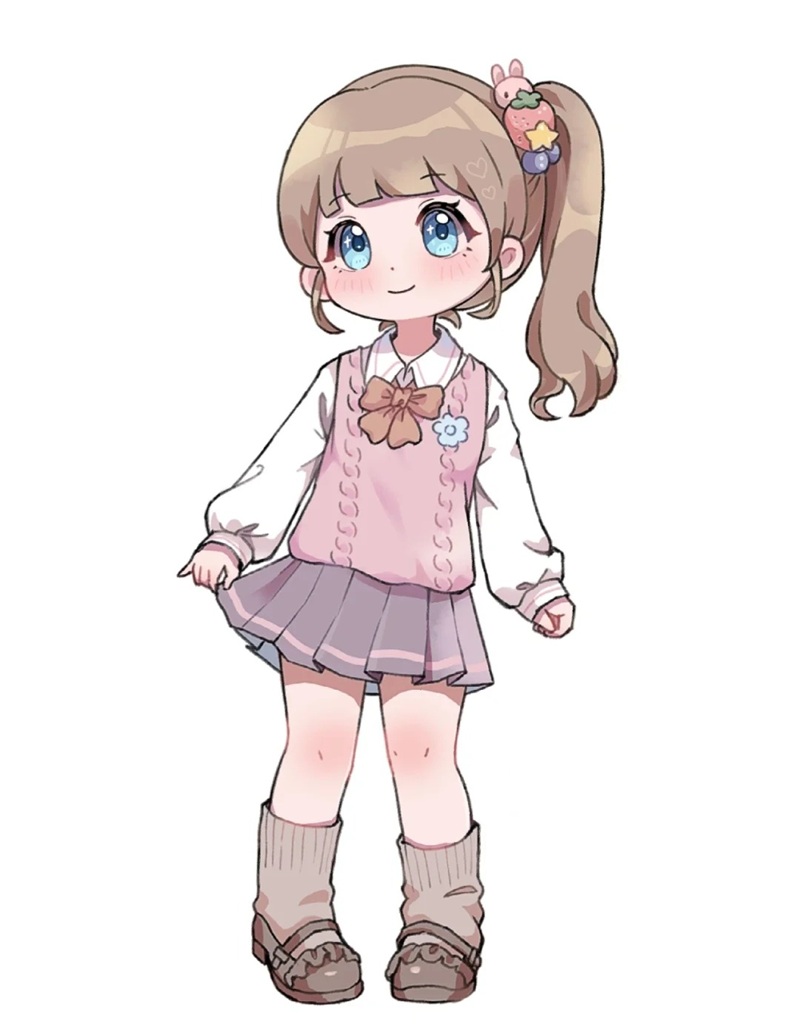 chibi học sinh nữ 10