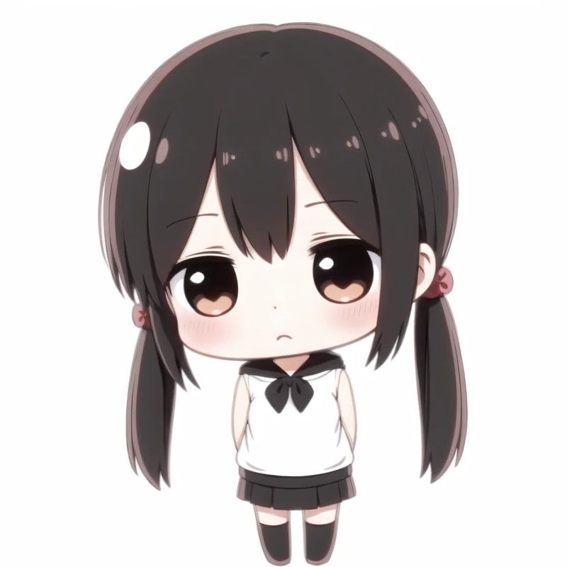 chibi học sinh nữ 13