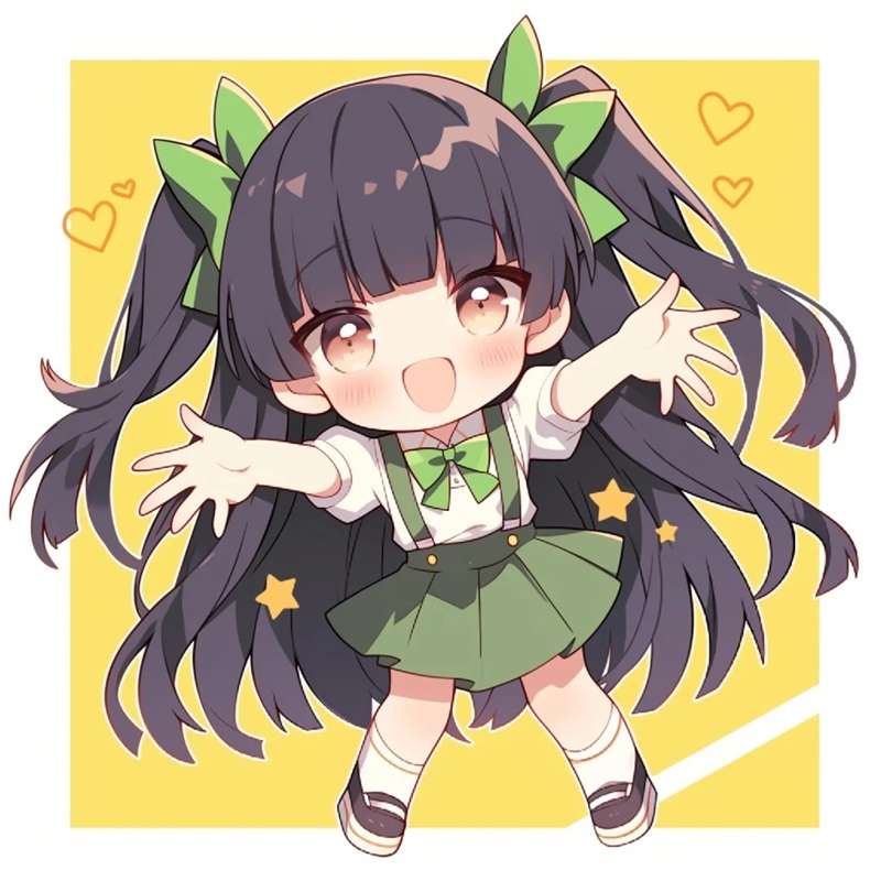 chibi học sinh nữ 18