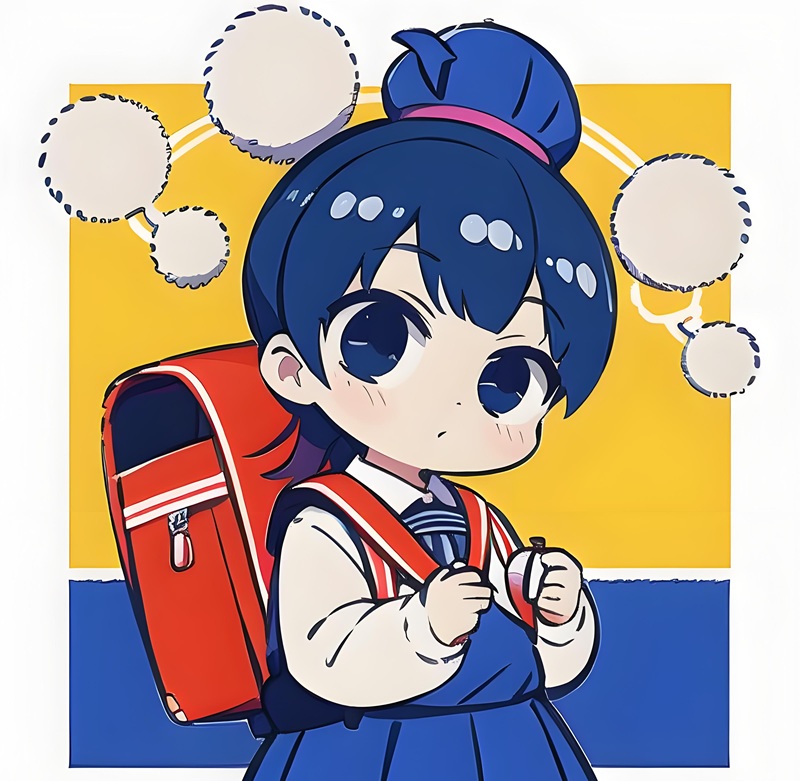 chibi học sinh nữ 23