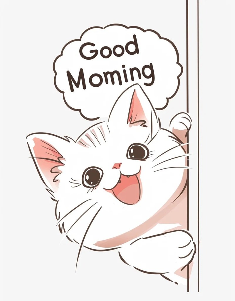 hình ảnh chào ngày mới đáng yêu 1