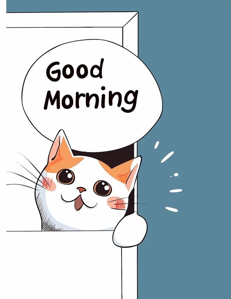 hình ảnh chào ngày mới đáng yêu 11