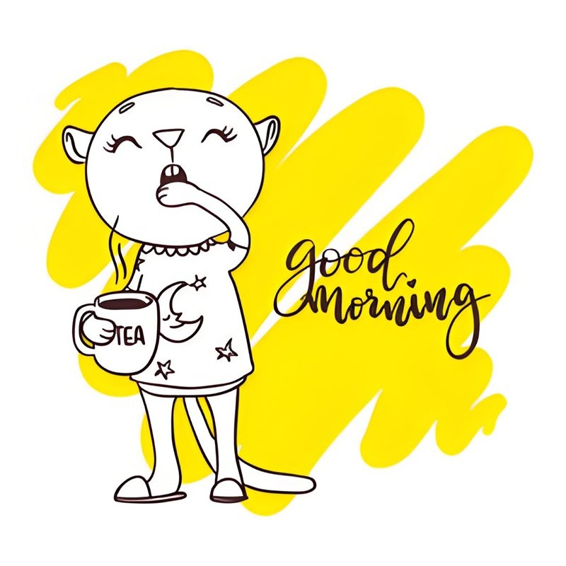 hình ảnh chào ngày mới đáng yêu 42