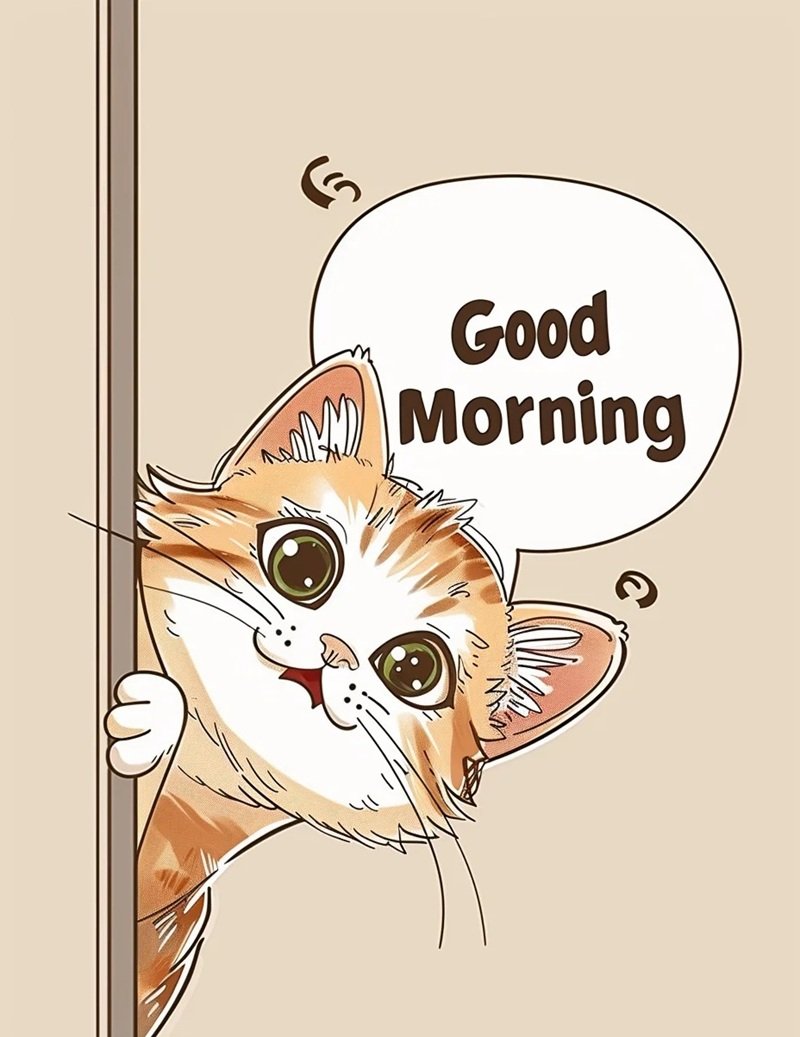 hình ảnh chào ngày mới đáng yêu 8