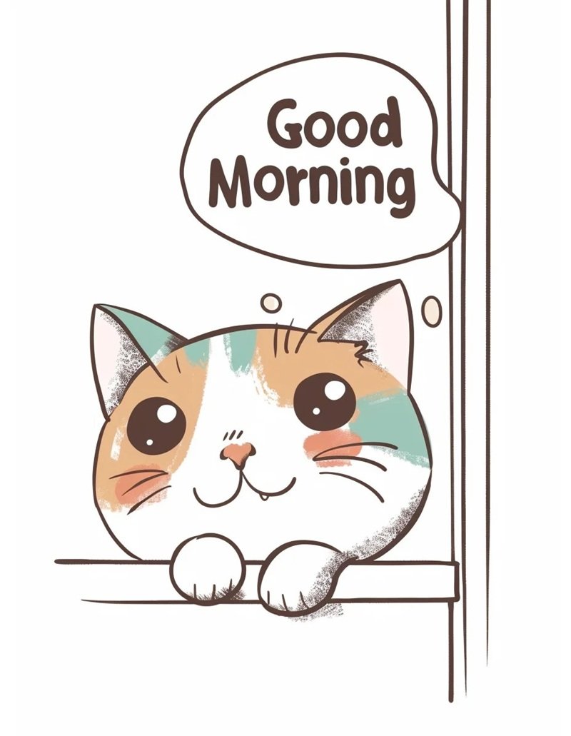 hình ảnh chào ngày mới đáng yêu 9