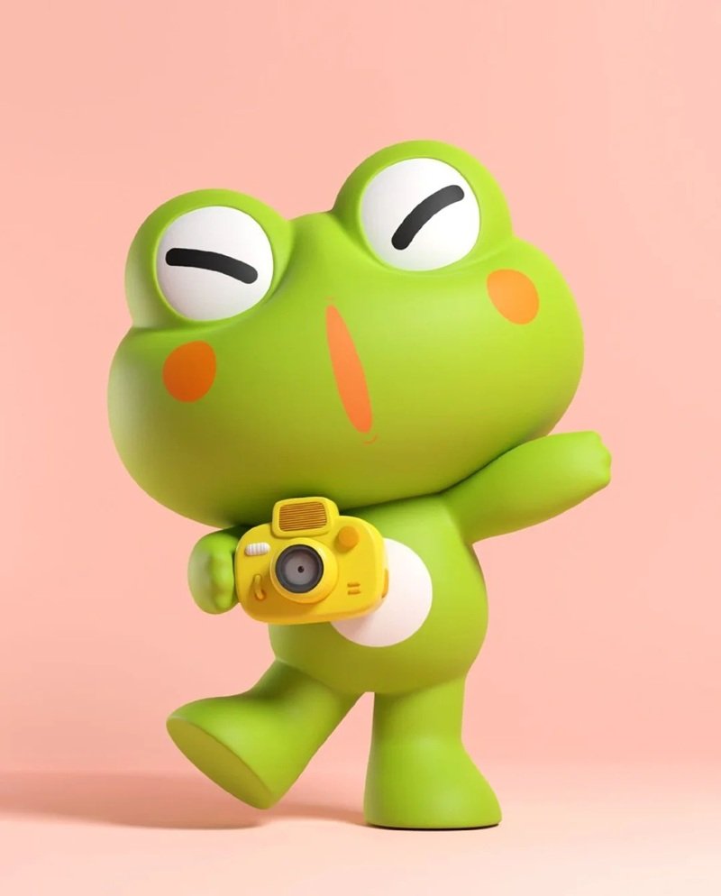 hình ảnh con ếch xanh cute 13