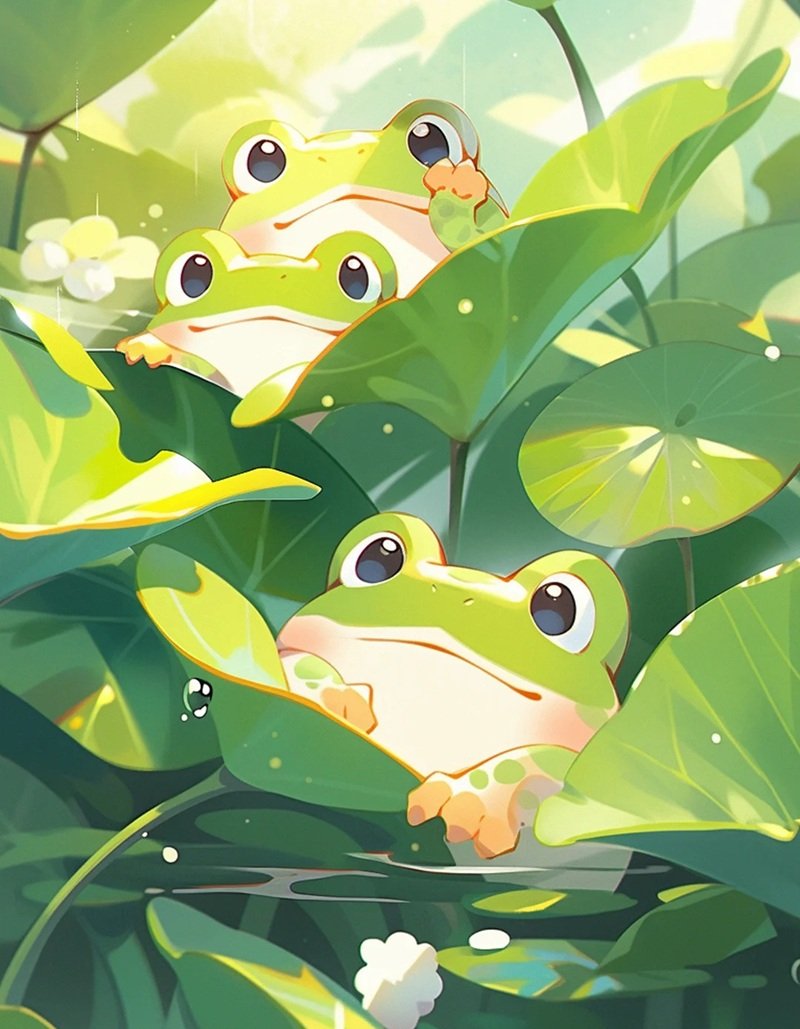 hình ảnh con ếch xanh cute 40