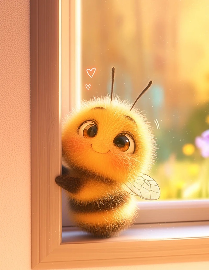 hình ảnh con ong cute 10