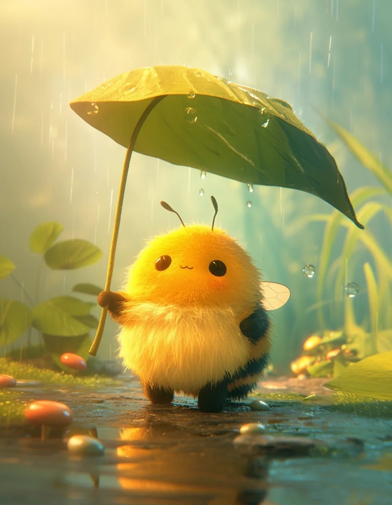 hình ảnh con ong cute 12