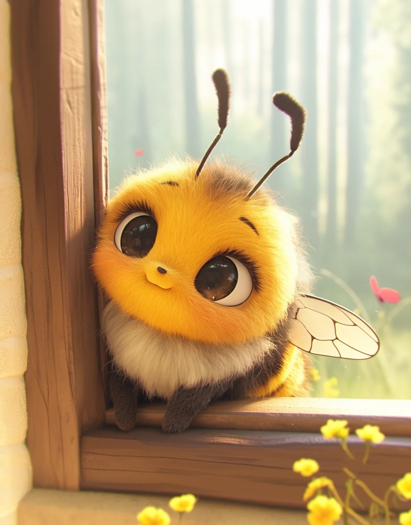 hình ảnh con ong cute 13