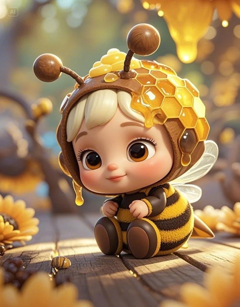 hình ảnh con ong cute 38