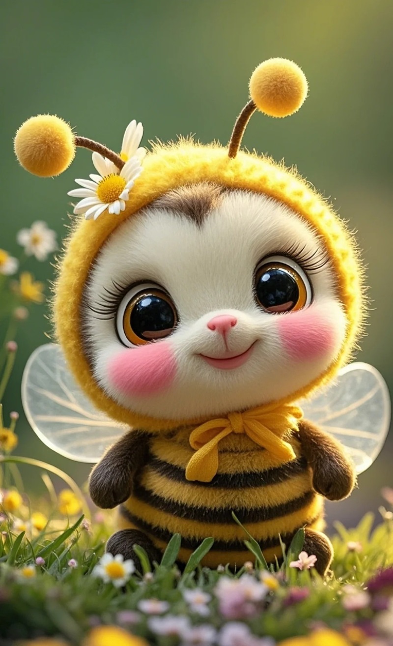 hình ảnh con ong cute 8
