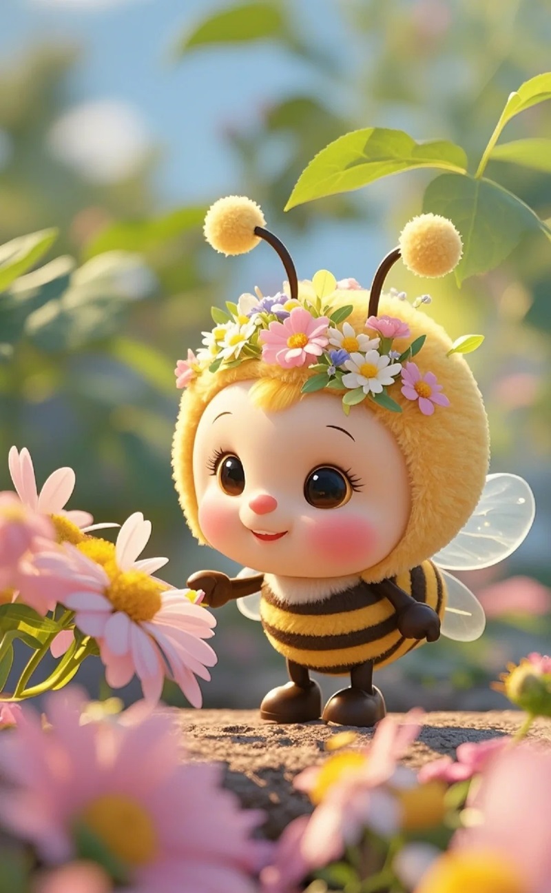 hình ảnh c9on ong cute 