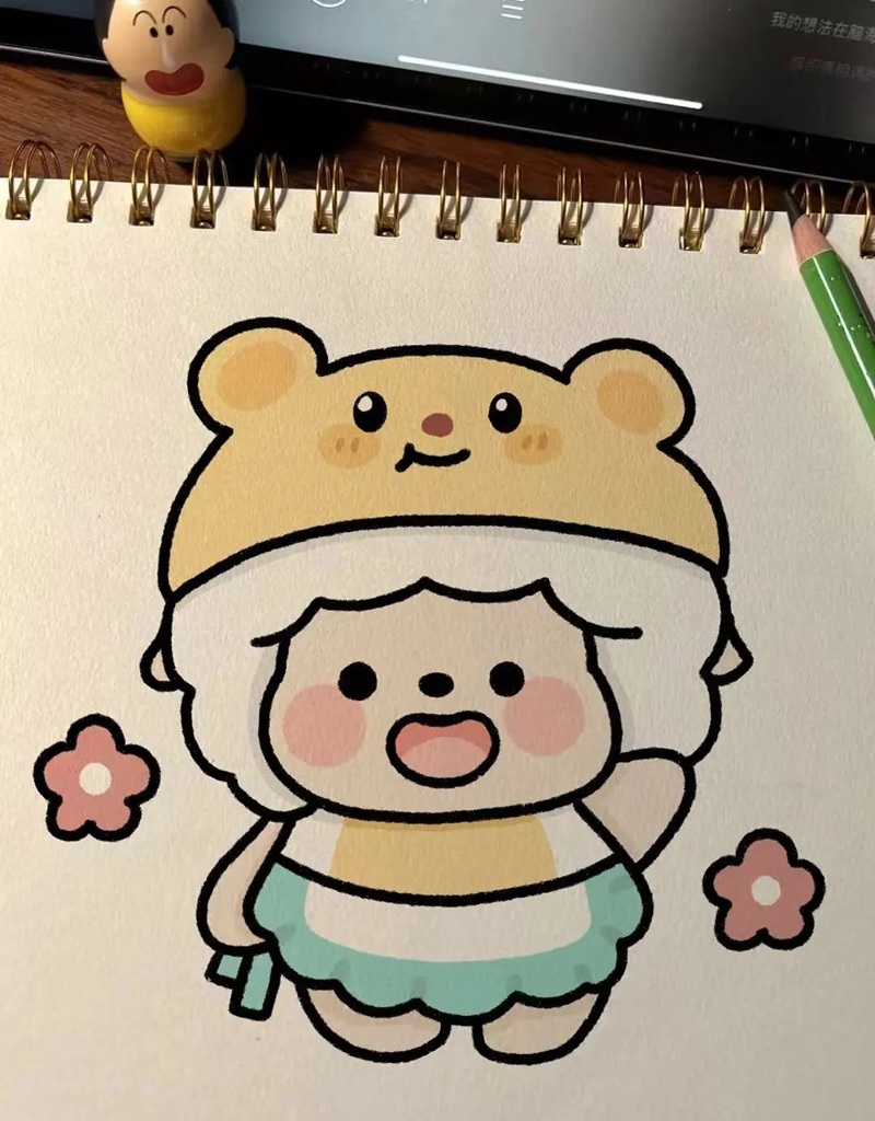 hình ảnh cute dễ vẽ 11