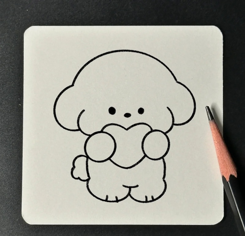hình ảnh cute dễ vẽ 27