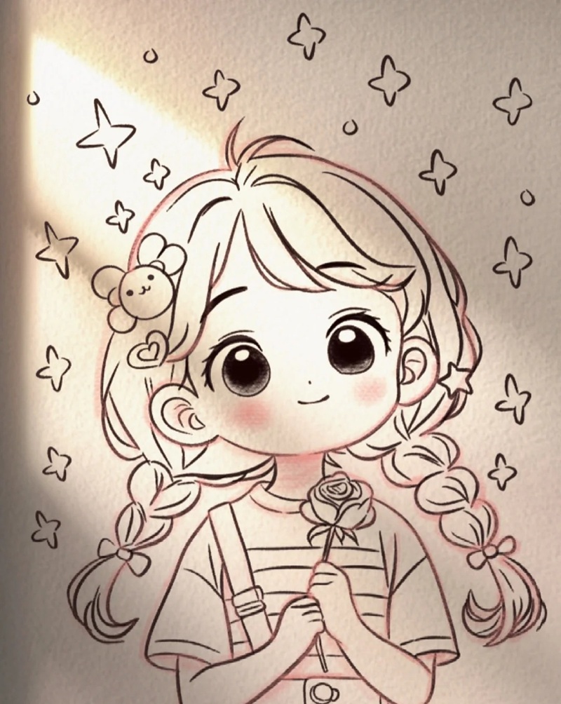 hình ảnh cute dễ vẽ 38
