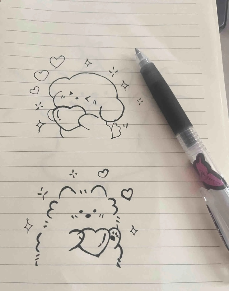 hình ảnh cute dễ vẽ 4